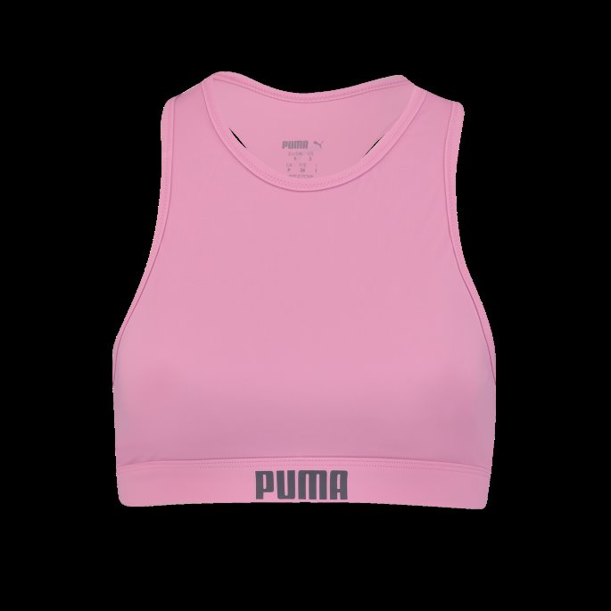 Puma På Tilbud Svømme Dame Racerback Topp Rosa Glasur
