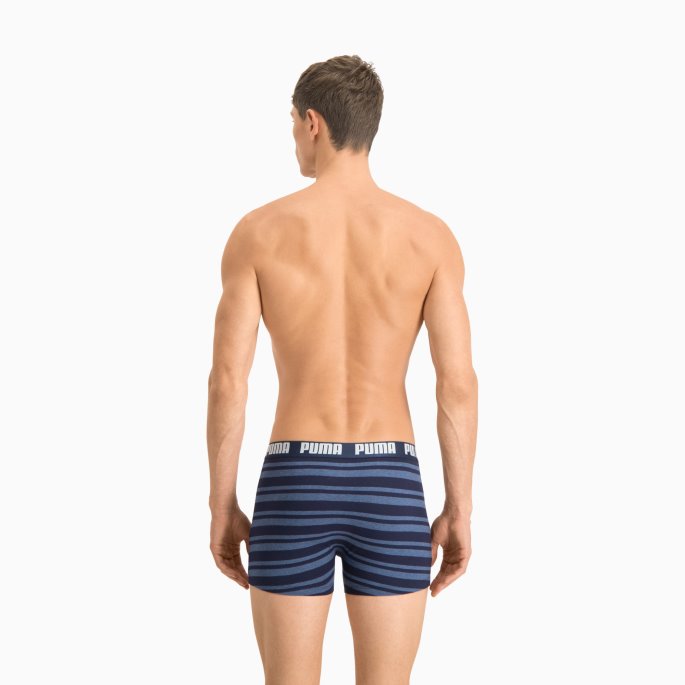Puma På Tilbud Heritage Stripe Herrebokser 2-pak Denim