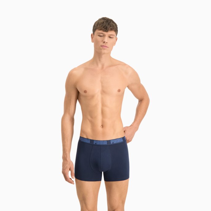 Puma På Tilbud Heritage Stripe Herrebokser 2-pak Denim