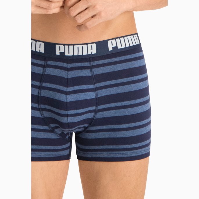 Puma På Tilbud Heritage Stripe Herrebokser 2-pak Denim