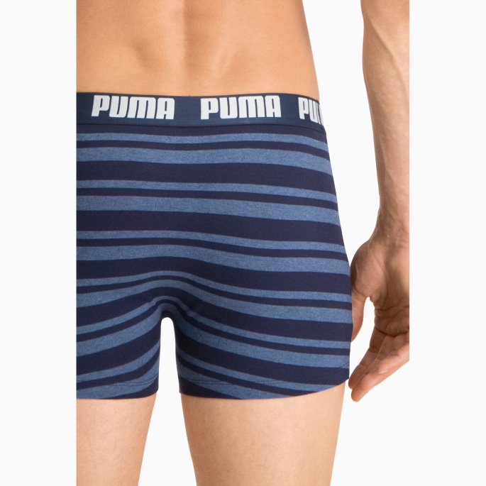 Puma På Tilbud Heritage Stripe Herrebokser 2-pak Denim