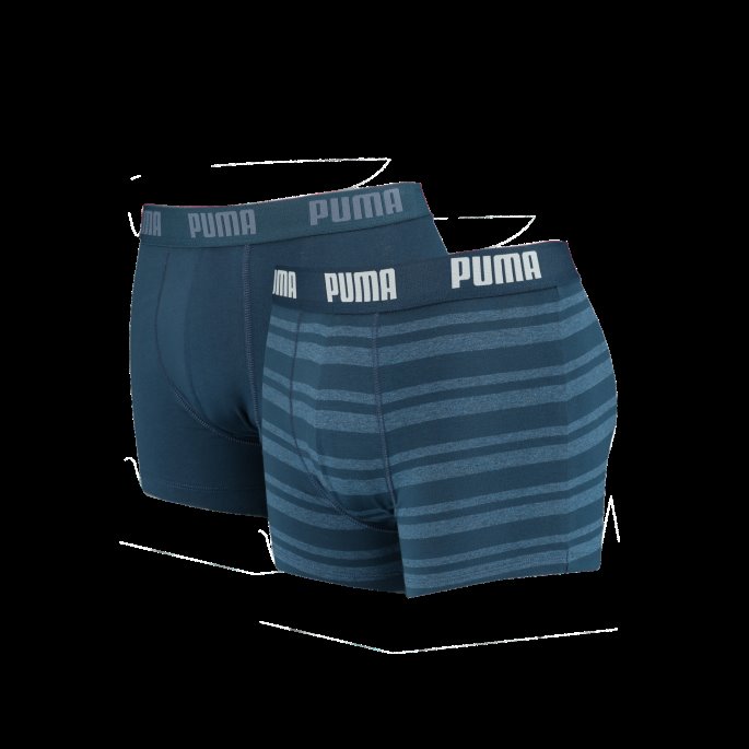 Puma På Tilbud Heritage Stripe Herrebokser 2-pak Denim