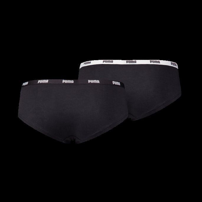 Puma På Tilbud Dame Hipster 2 Pack Svart
