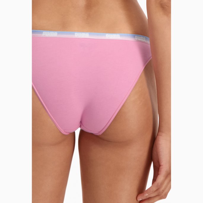 Puma På Tilbud Dame Bikini Undertøy 2 Pakke Rosa Glasur