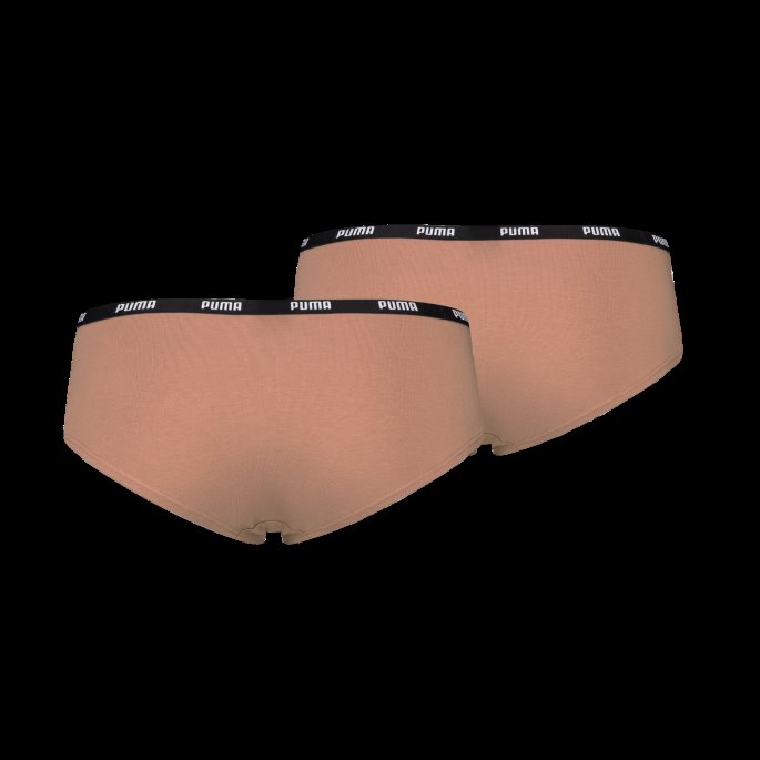 Puma På Tilbud Dame Hipster 2 Pack Karamell