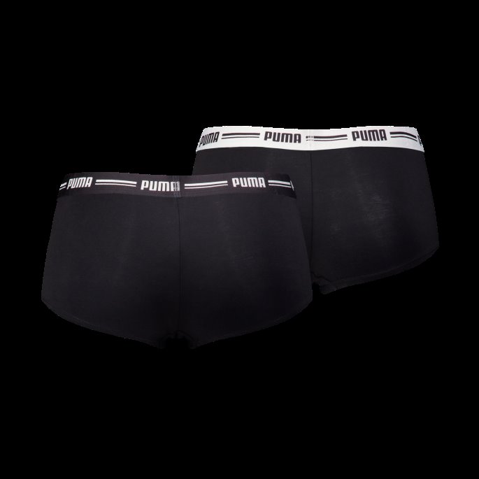 Puma På Tilbud Dame Mini Short 2 Pakke Svart