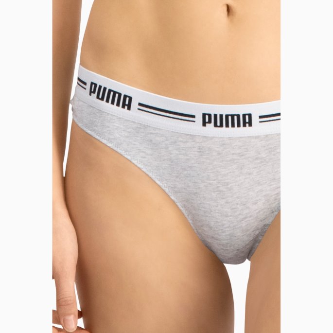Puma På Tilbud Damesnor 2 Pakk Grå-grå