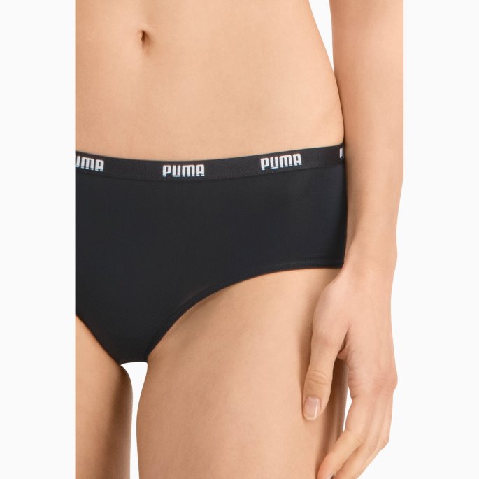 Puma På Tilbud Dame Mikrofiber Brasiliansk 2-pakning Svart