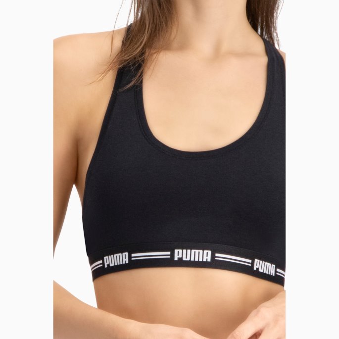 Puma På Tilbud Dame Racer Rygg Topp 1 Pakke Svart