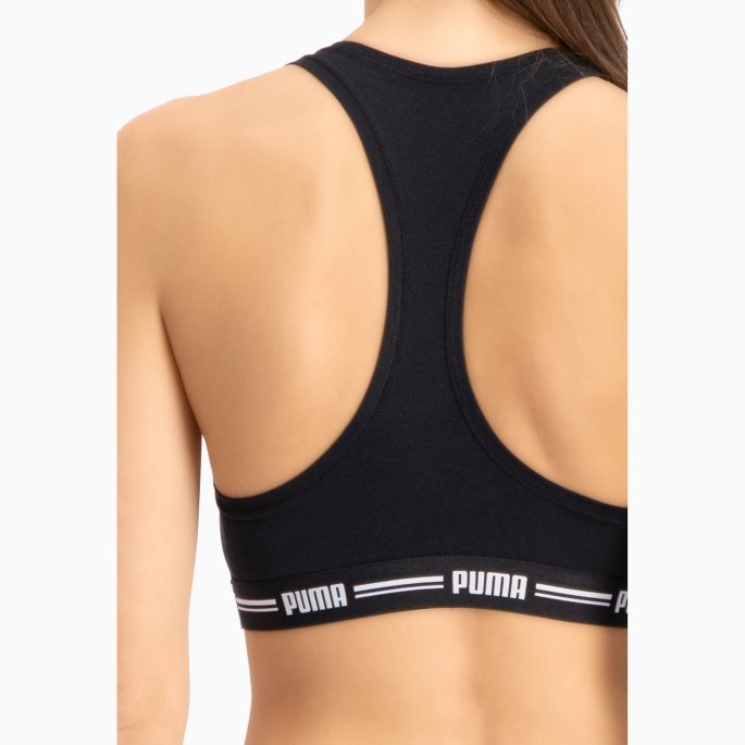 Puma På Tilbud Dame Racer Rygg Topp 1 Pakke Svart