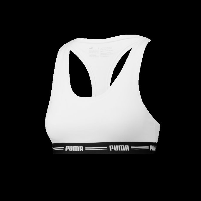 Puma På Tilbud Dame Racer Rygg Topp 1 Pakke Hvit
