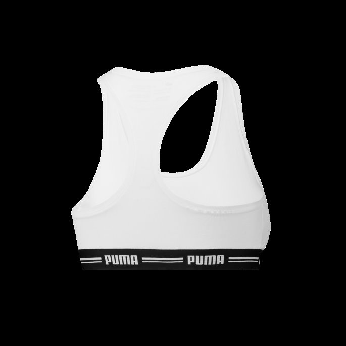 Puma På Tilbud Dame Racer Rygg Topp 1 Pakke Hvit