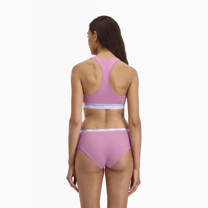 Puma På Tilbud Dame Racer Rygg Topp 1 Pakke Rosa Glasur