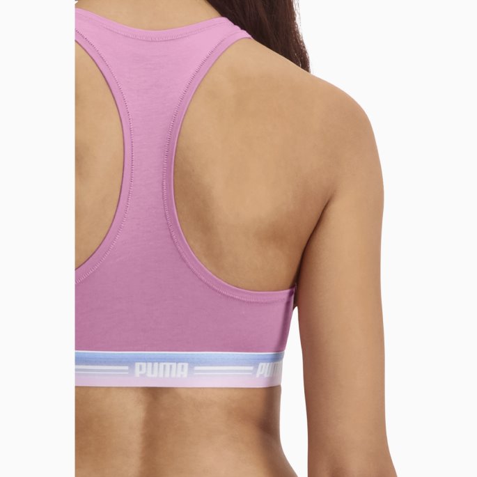Puma På Tilbud Dame Racer Rygg Topp 1 Pakke Rosa Glasur