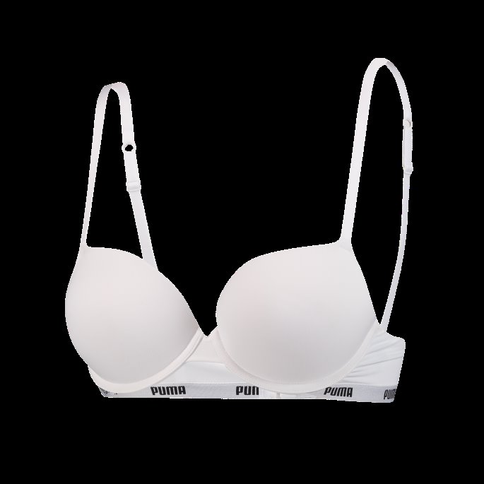 Puma På Tilbud Push-up Bh For Kvinner 1 Pakke Hvit