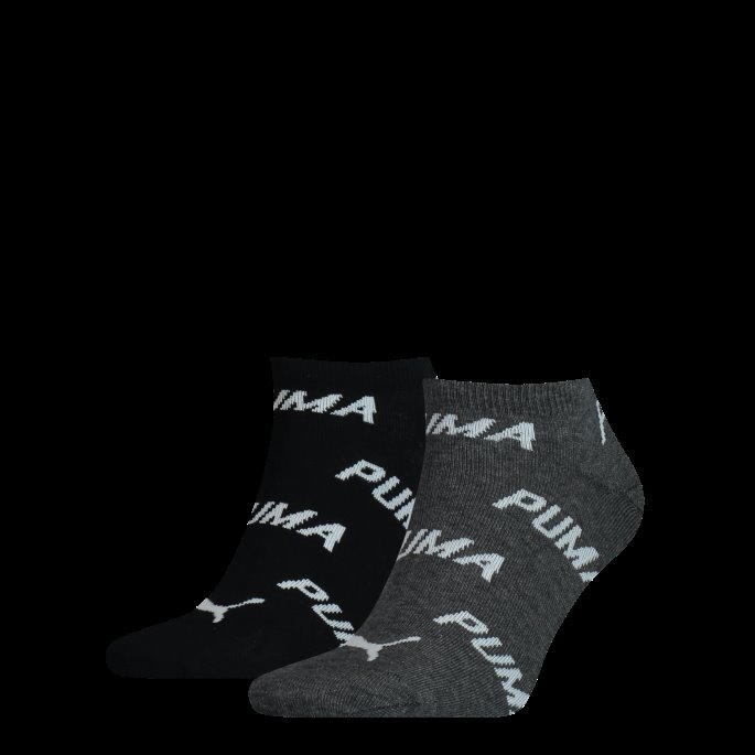 Svart-hvit Puma På Tilbud Unisex Bwt Sneaker Sokker 2 Stk