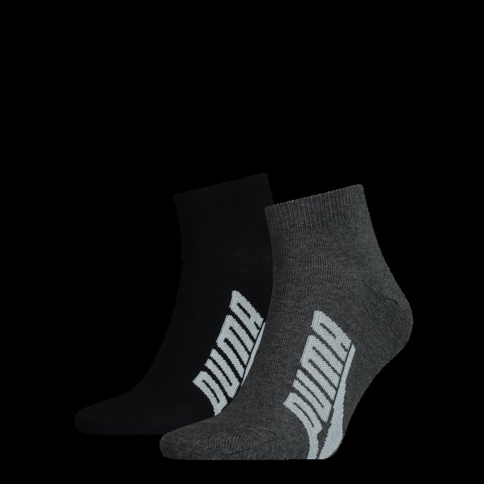 Puma På Tilbud Unisex Bwt Lifestyle Quarter Sokker 2-pakning Svart-hvit