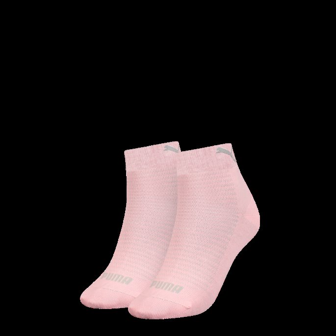 Puma På Tilbud Kvartsokker For Kvinner 2 Pakke Rosa