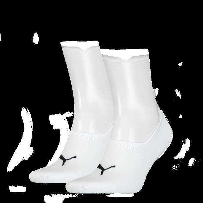 Puma På Tilbud Unisex High-cut Footie 2-pakning Hvit