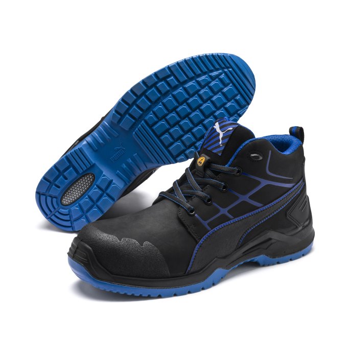 Schwarz-blau Vernesko Krypton Blå Mid Puma På Tilbud