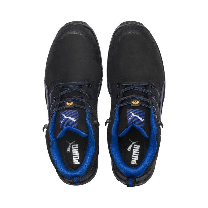 Schwarz-blau Vernesko Krypton Blå Mid Puma På Tilbud
