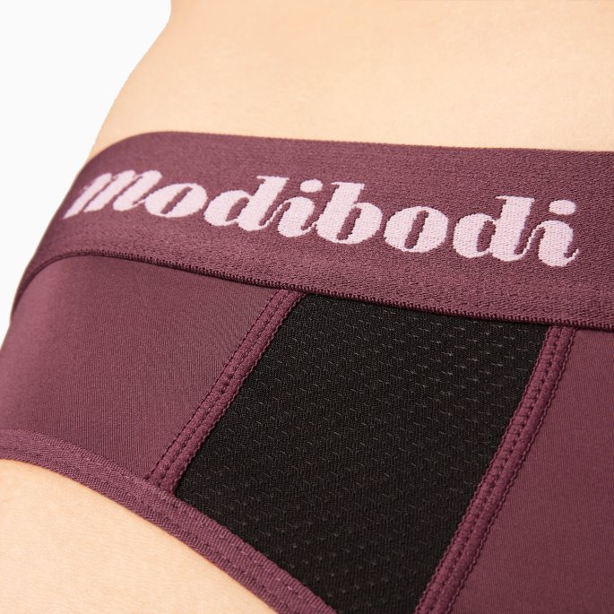 Puma På Tilbud X Modibodi Aktiv Thong (superlett) Druevin - Rosa