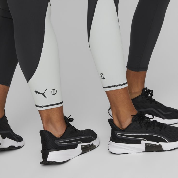 Sort -grå Puma På Tilbud X Modibodi 7-8 Leggings Dame