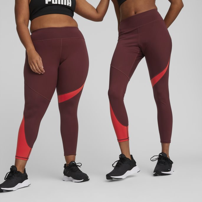 Aubergine -brent Rød Puma På Tilbud X Modibodi 7-8 Leggings Dame