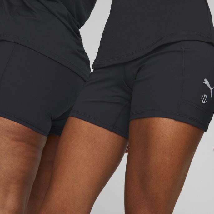 Puma På Tilbud X Modibodi Aktive Bikershorts For Kvinner Svart -grå