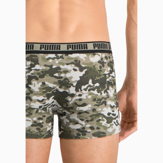 Grønn Combo Herre Camo Boxer 2 Pack Puma På Salg