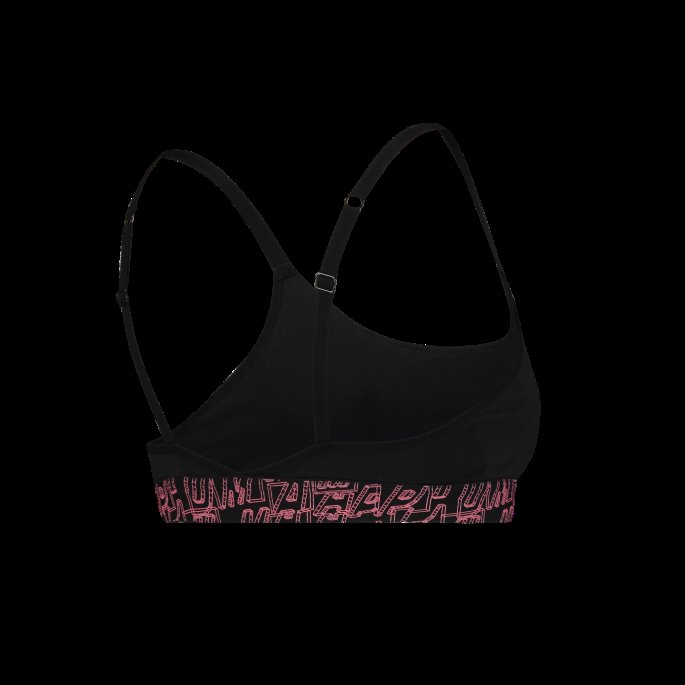 Puma På Tilbud Dametrykt Bandeau Topp 1 Pakke Rosa Combo