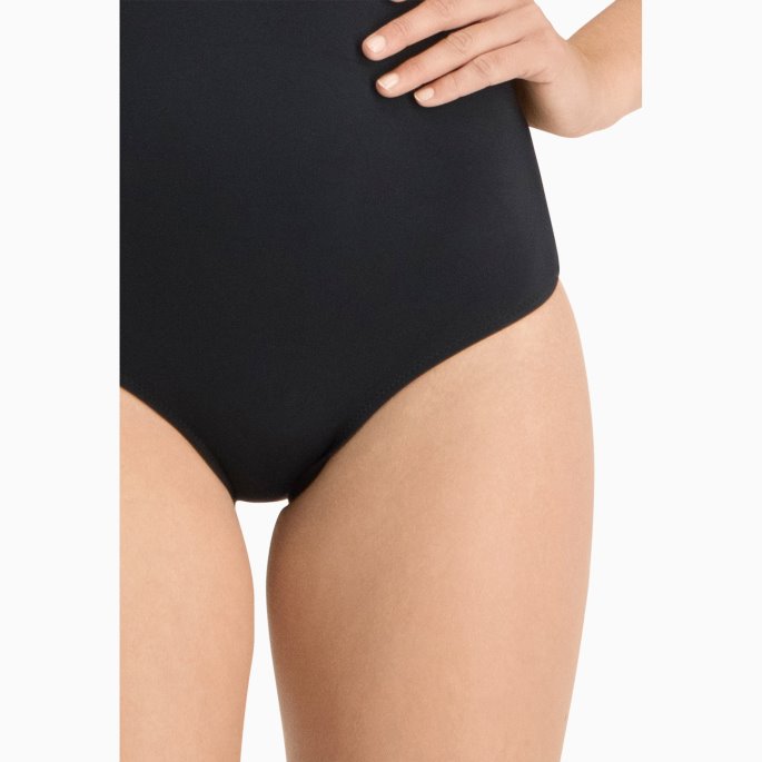 Puma På Tilbud Svømme Dame V-hals Cross Back Badedrakt Svart