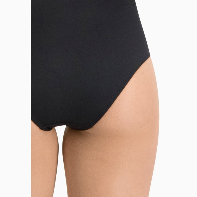 Puma På Tilbud Svømme Dame V-hals Cross Back Badedrakt Svart