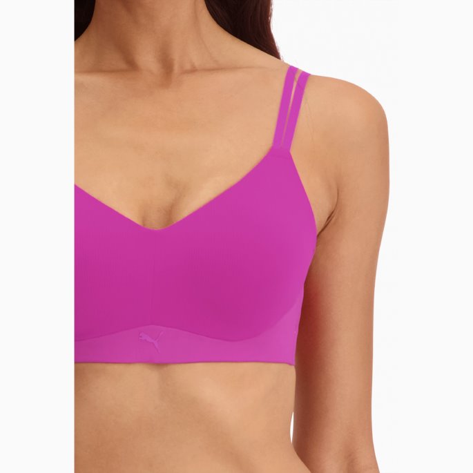 Puma På Tilbud Dame Medium Støtte Aktiv Bh 1 Pakke Orkidé Rosa