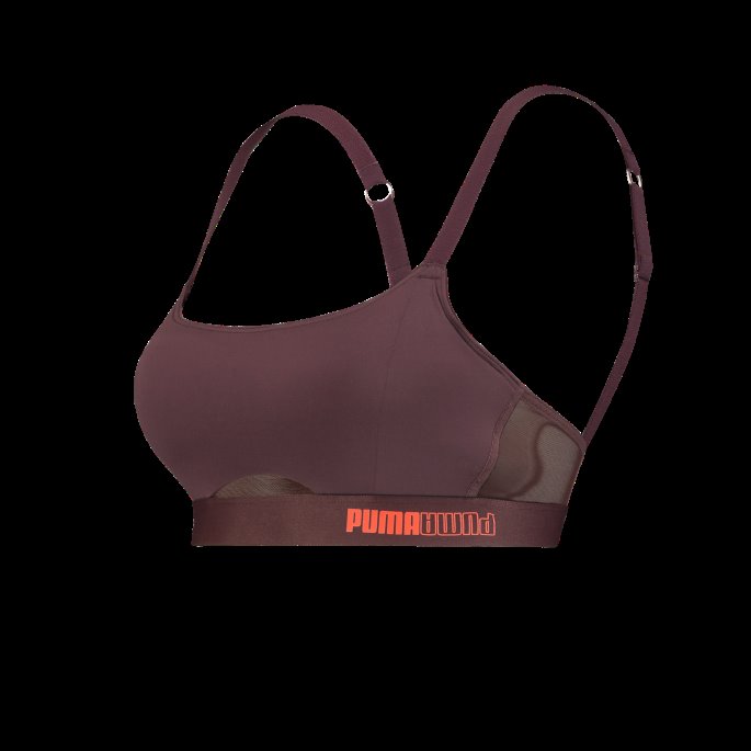 Puma På Tilbud Polstret Sporty Topp For Damer 1 Pakke Rød Combo