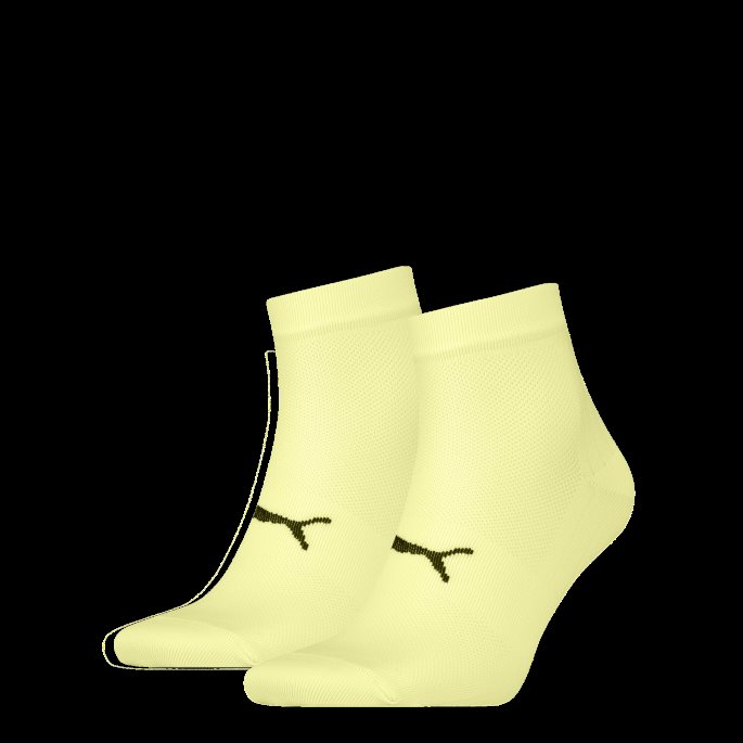 Puma På Tilbud Sport Unisex Light Quarter Sokker 2 Pakning Gul