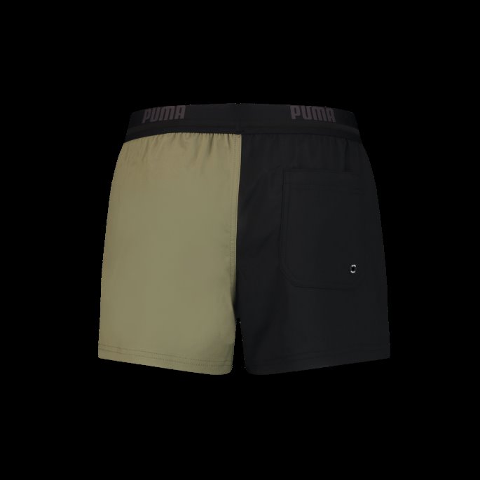 Puma På Tilbud Swim Color Block Badeshorts For Menn Svart Combo