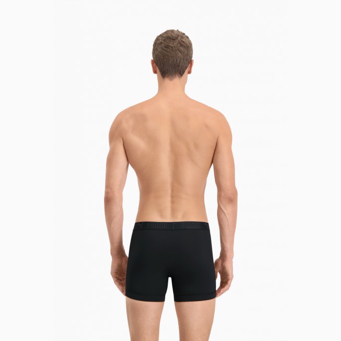 Puma På Tilbud Sport Herre Mikrofiber Boksere 2 Pakke Svart