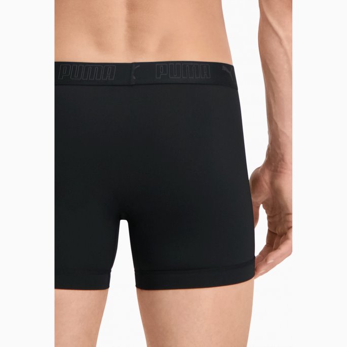 Puma På Tilbud Sport Herre Mikrofiber Boksere 2 Pakke Svart