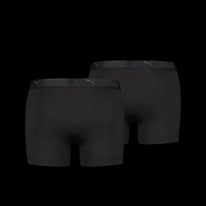 Puma På Tilbud Sport Herre Mikrofiber Boksere 2 Pakke Svart