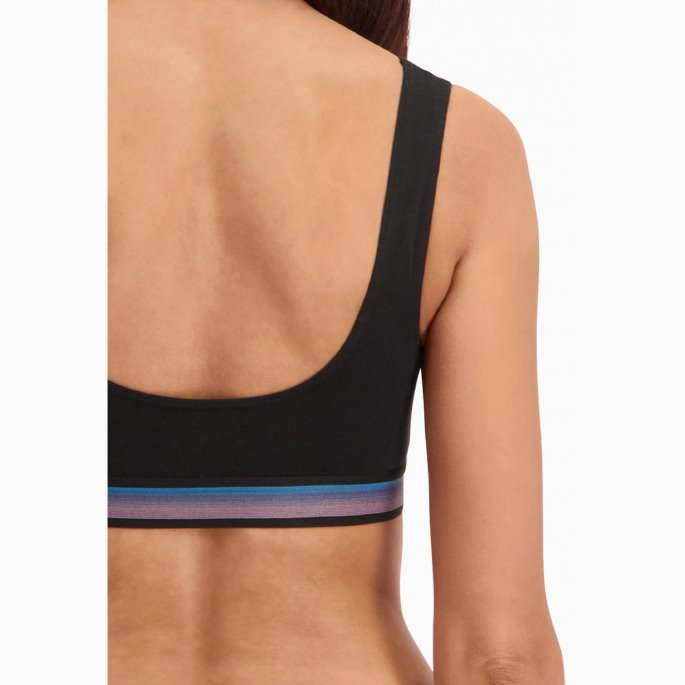 Puma På Tilbud Dame Lysende Scoop Neck Topp 1 Stk Svart Combo
