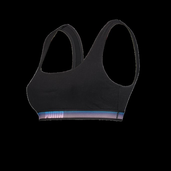 Puma På Tilbud Dame Lysende Scoop Neck Topp 1 Stk Svart Combo
