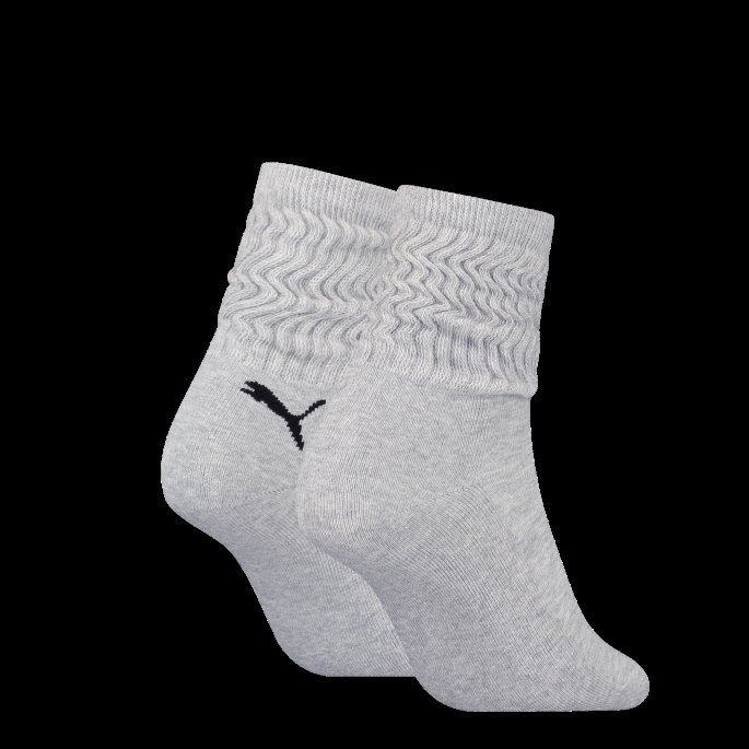 Slouch Sokker Dame 2 Pakke Lys Grå Puma På Tilbud