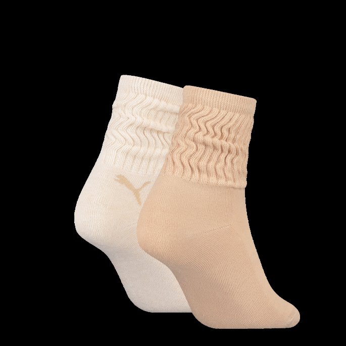 Puma På Tilbud Slouch Sokker Kvinner 2 Pack Sand Combo