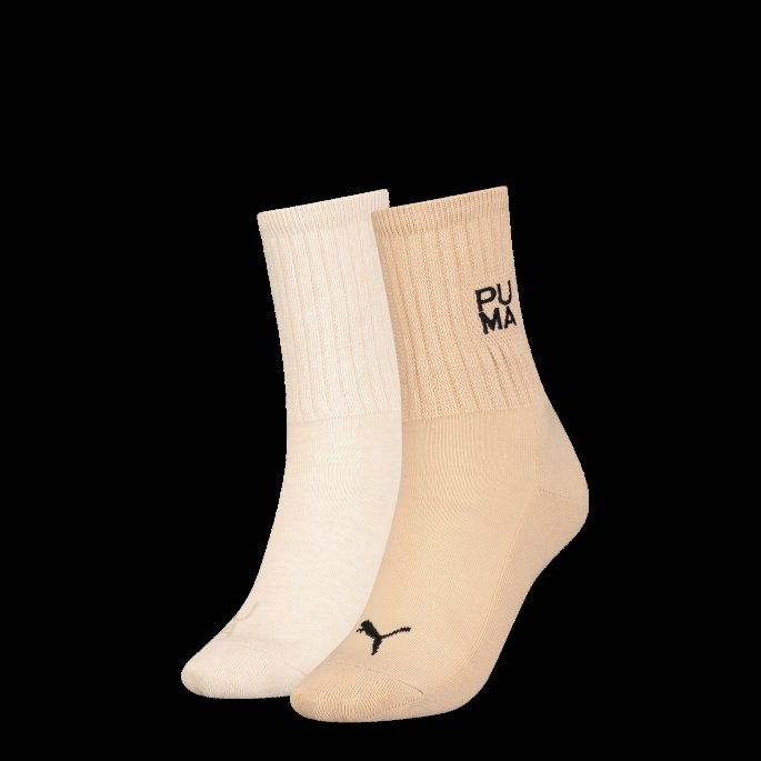 Puma På Tilbud Slouch Sokker Kvinner 2 Pack Sand Combo
