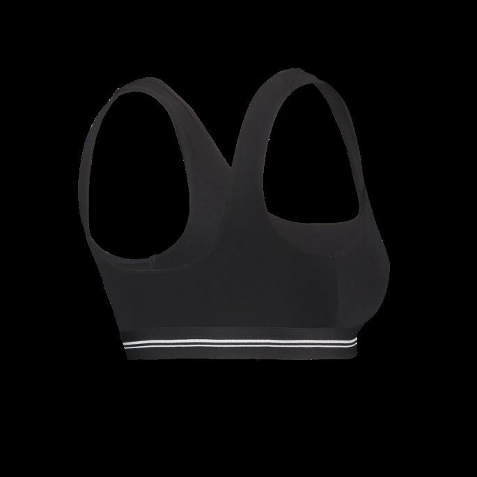 Svart Puma På Salg Scoop Neck Topp Kvinner