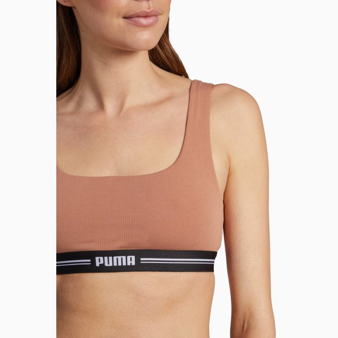 Puma På Salg Scoop Neck Top Dame Karamell