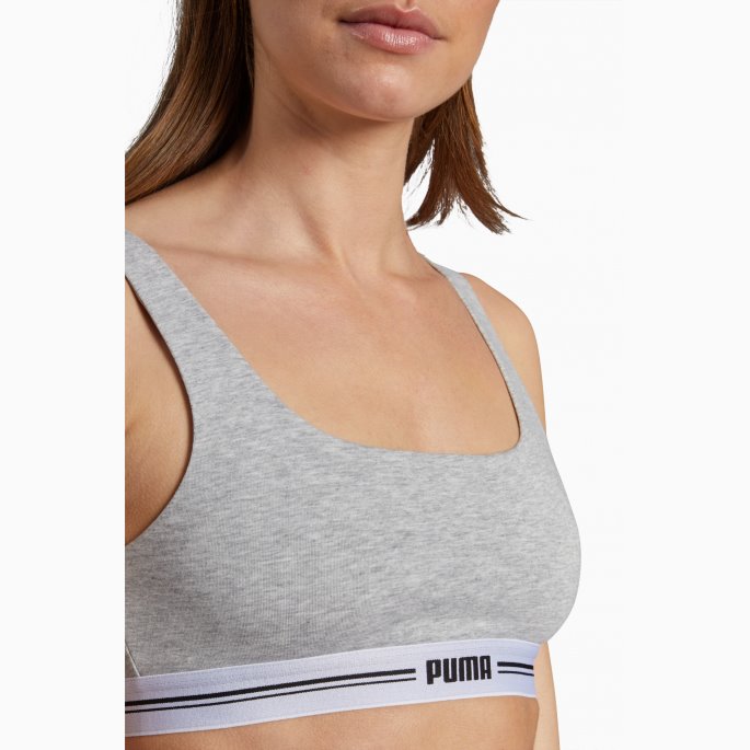 Puma På Tilbud Scoop Neck Top Dame Grå Combo