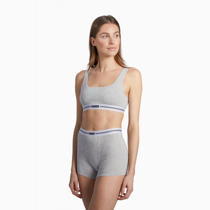 Puma På Tilbud Scoop Neck Top Dame Grå Combo