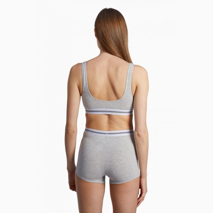 Puma På Tilbud Scoop Neck Top Dame Grå Combo